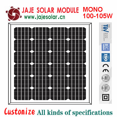 100-105W mono solar module