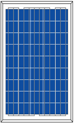 JAJE 100-105W poly solar module