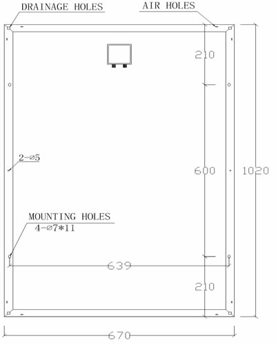 JAJE 100-105W mono solar module