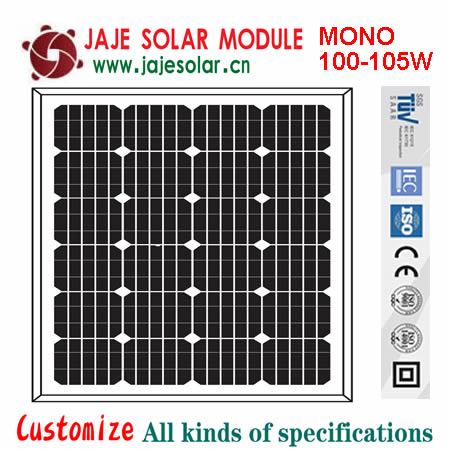 JAJE 100-105W mono solar module