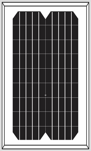 JAJE 10W mono solar module