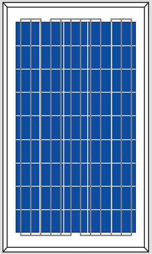 JAJE 120-125W poly solar module