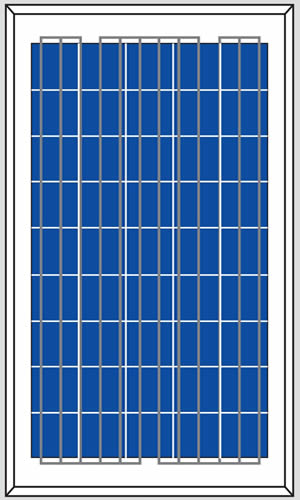 JAJE 120-125W poly solar module