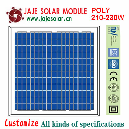 210-230W poly solar module