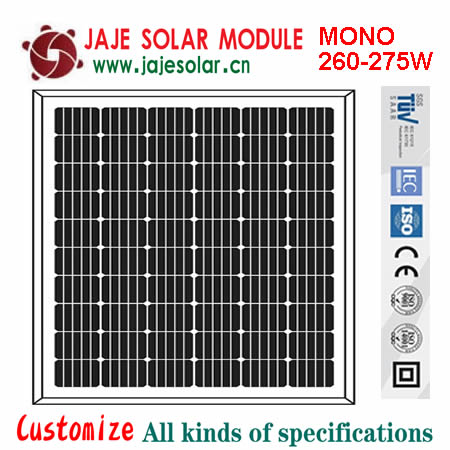JAJE 260-275W mono solar module