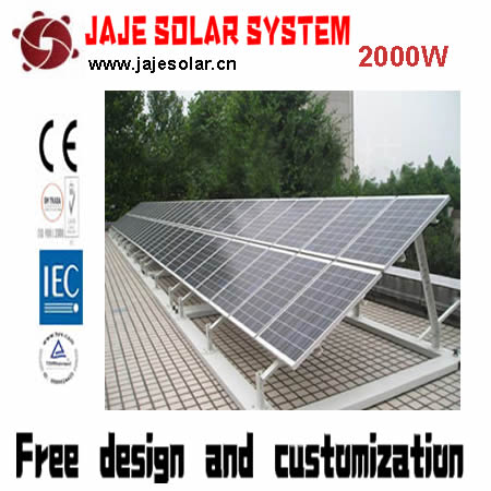 JAJE 2000W solar system