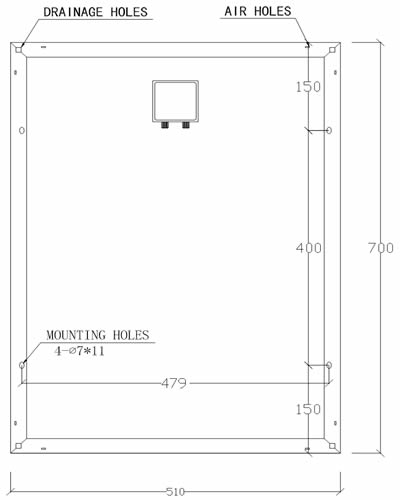 JAJE 45-50W poly solar module