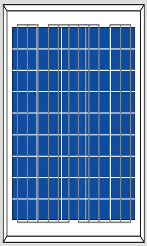 JAJE 70-75W poly solar module