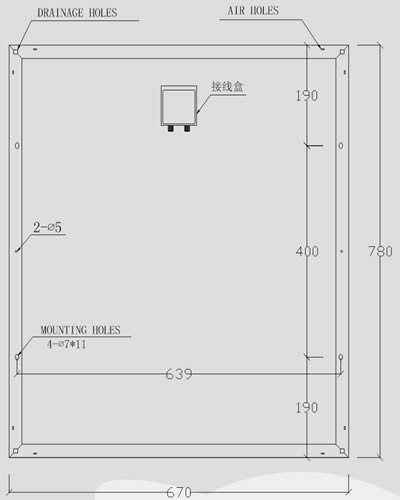 JAJE 70-75W poly solar module