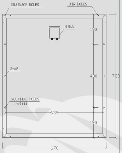 JAJE 70-80W mono solar module