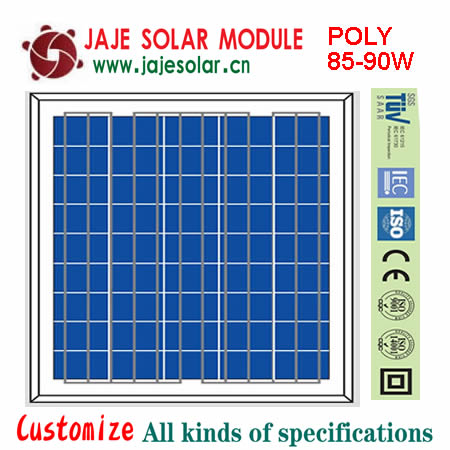 85-90W poly solar module