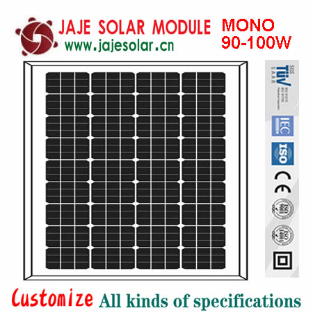 90-100W mono solar module